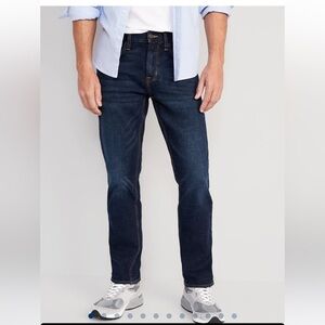 Old Navy Denim Jeans Dark Slim Built Fit Size 40